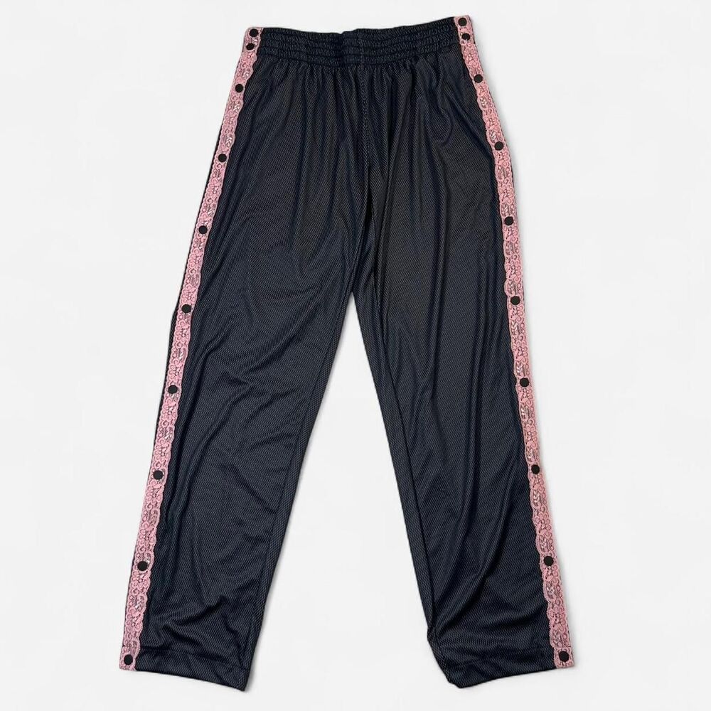 Unbranded Women's Black and Pink Joggers-tracksuits